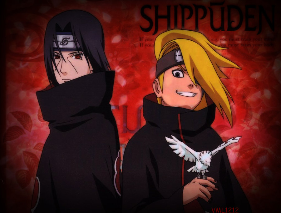 Itachi_and_Deidara_wallpaper_by_VML1212