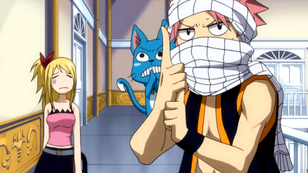 Natsu_and_Happy_as_a_ninja